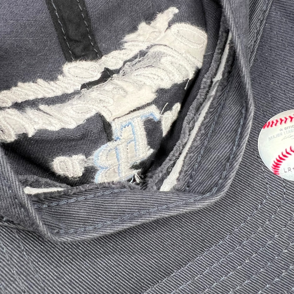 TAMPA BAY RAYS Hat OSFA Navy Blue 2010 AL East Champions Cap '47 Brand Baseball - Picture 10 of 10